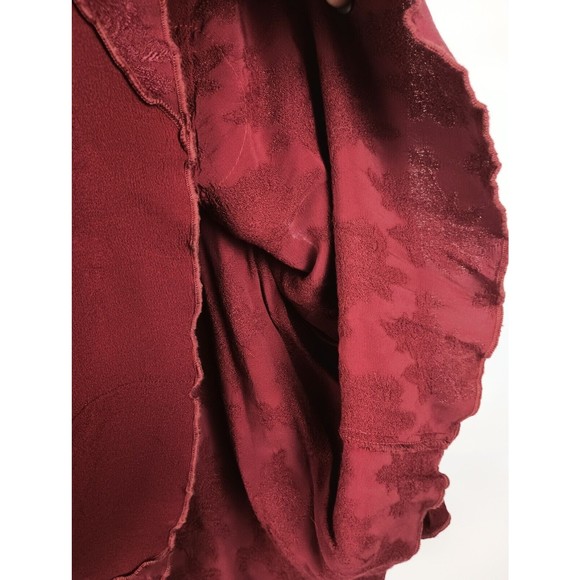 Nooshin Femme Sz S Embroidered Natural Fiber Blouse Long Sleeve Shirt - Picture 7 of 9